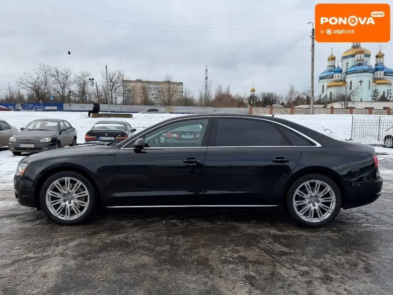 Audi A8, 2012 г., Бензин, 221 тыс. км, Седан, Чорный, Кривой Рог AT-10408647 фото