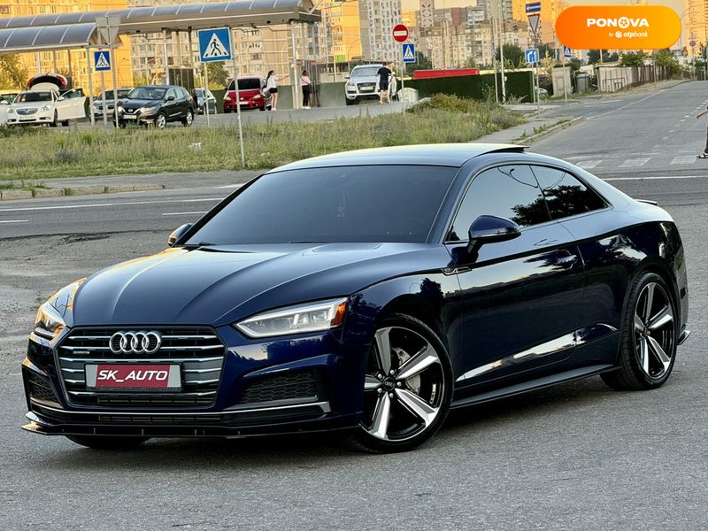 Audi A5, 2019, Бензин, 1.98 л., 65 тыс. км, Купе, Синий, Киев 102871 фото