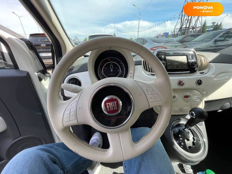 Fiat 500, 2018, Бензин, 1.37 л., 81 тис. км, Хетчбек, Білий, Львів 44281 фото