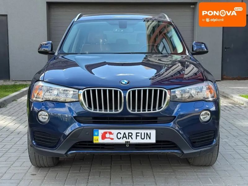 BMW X3, 2017 г., Бензин, 137 тыс. км, Внедорожник / Кроссовер, Синий, Львов AT-10418622 фото