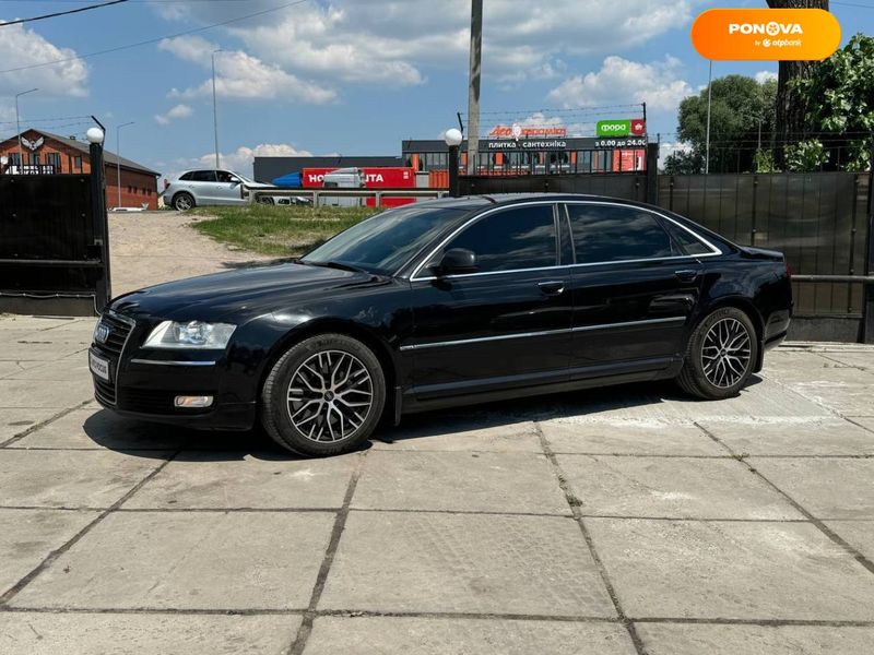 Audi A8, 2009, Бензин, 4.16 л., 278 тис. км, Седан, Чорний, Київ 101837 фото