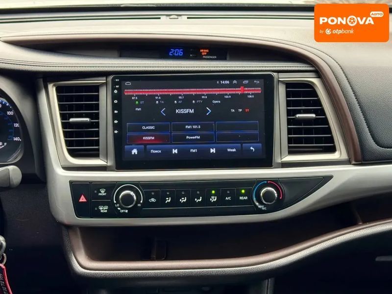 Toyota Highlander, 2016 р., Газ метан / Бензин, 167 тис. км, Позашляховик / Кросовер, Чорний, Київ AT-10411127 фото