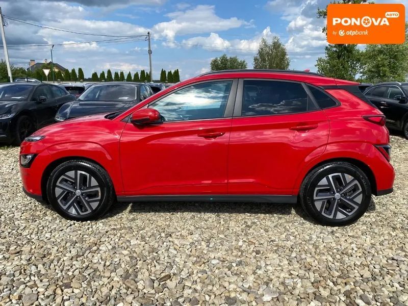 Hyundai Kona, 2022 р., Електро, 117 тис. км, Позашляховик / Кросовер, Червоний, Сопошин AT-10400025 фото