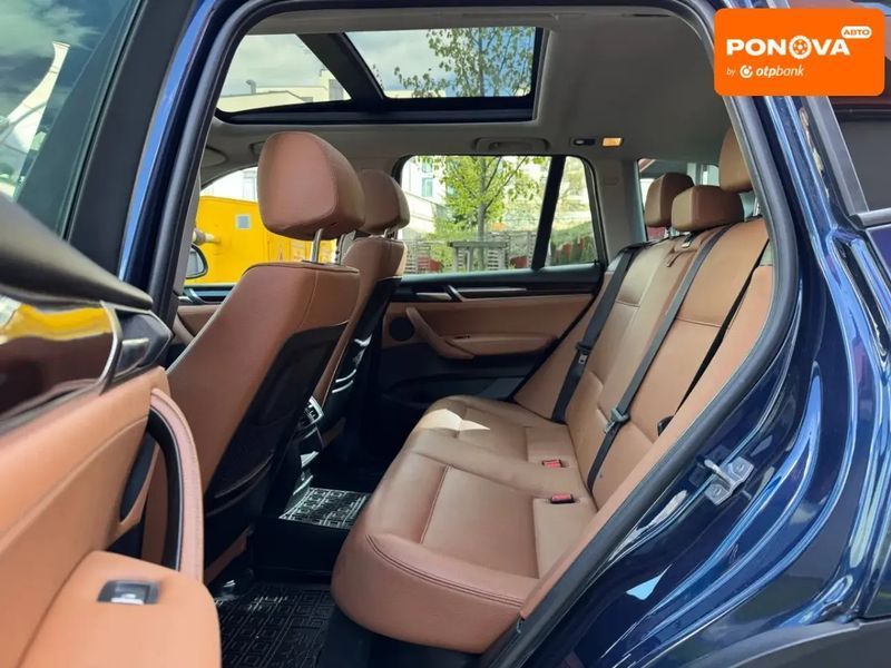 BMW X3, 2017 г., Бензин, 137 тыс. км, Внедорожник / Кроссовер, Синий, Львов AT-10418622 фото