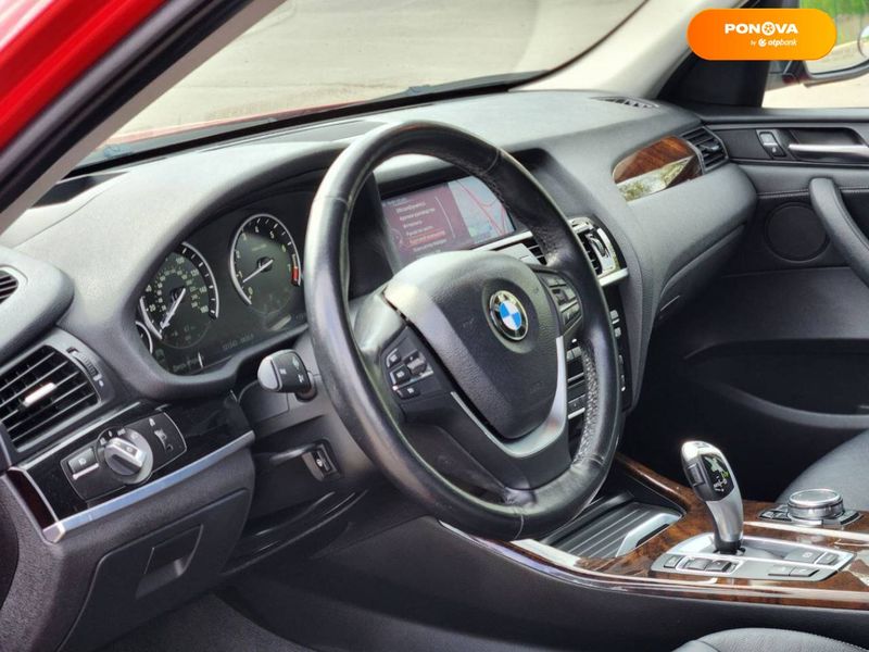 BMW X3, 2015, Бензин, 2 л., 131 тис. км, Позашляховик / Кросовер, Червоний, Київ 39195 фото