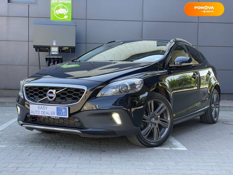 Volvo V40, 2015, Дизель, 2 л., 249 тис. км, Хетчбек, Чорний, Київ 39697 фото