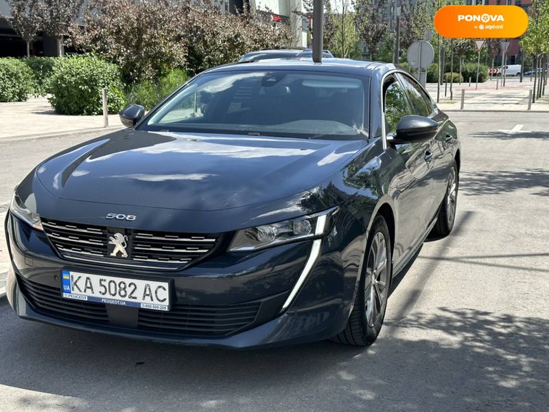 Peugeot 508, 2020, Дизель, 2 л., 82 тис. км, Фастбек, Сірий, Київ 101015 фото