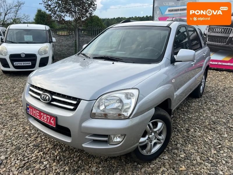 Kia Sportage, 2006 г., Газ пропан-бутан / Бензин, 214 тыс. км, Внедорожник / Кроссовер, Серый, Коломыя AT-10400993 фото