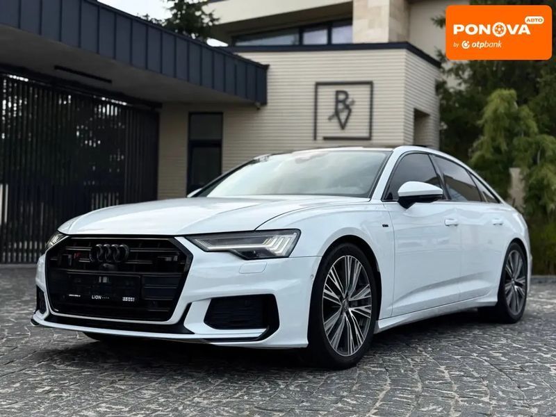 Audi A6, 2019 р., Гібрид (MHEV), 39 тис. км, Седан, Білий, Львів AT-10401858 фото