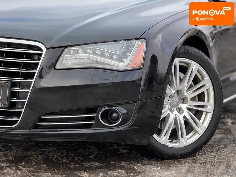 Audi A8, 2012 г., Бензин, 221 тыс. км, Седан, Чорный, Кривой Рог AT-10408647 фото