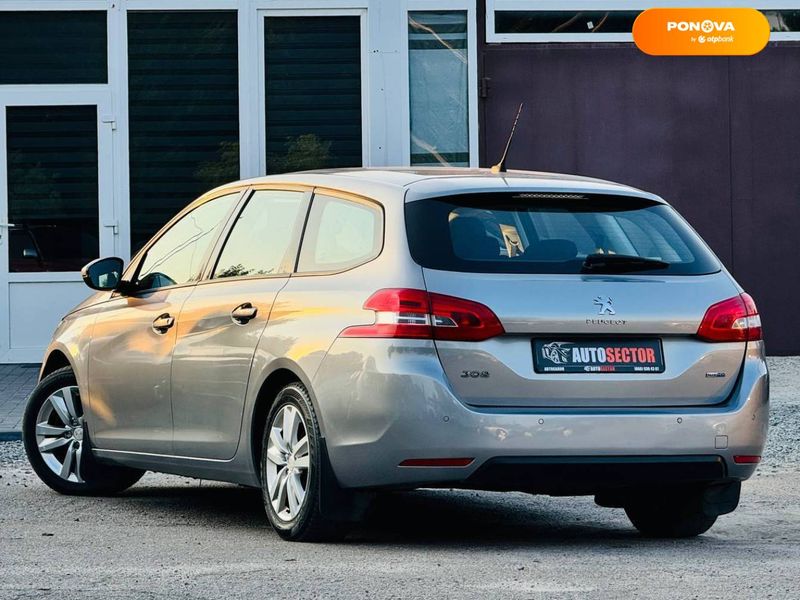 Peugeot 308, 2015, Дизель, 1.6 л., 282 тис. км, Універсал, Сірий, Харків 110456 фото