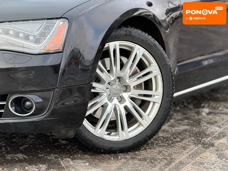 Audi A8, 2012 г., Бензин, 221 тыс. км, Седан, Чорный, Кривой Рог AT-10408647 фото