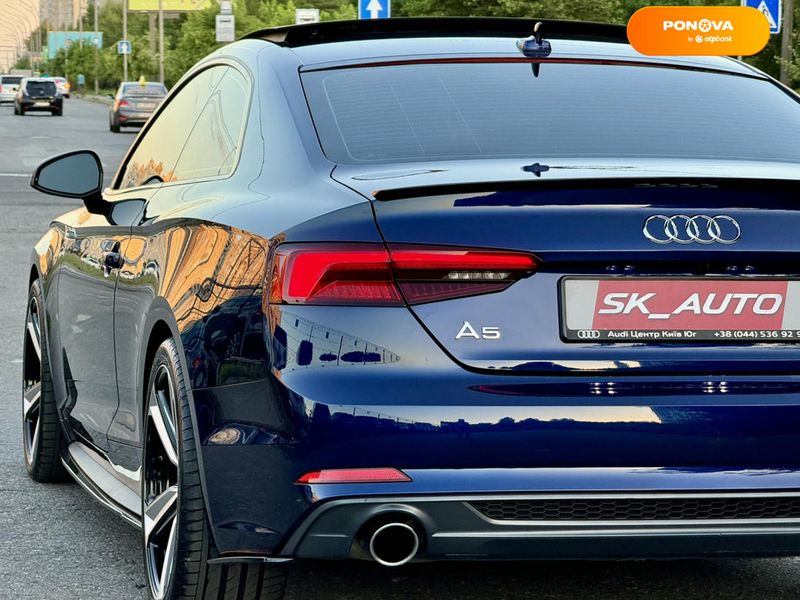 Audi A5, 2019, Бензин, 1.98 л., 65 тис. км, Купе, Синій, Київ 102871 фото