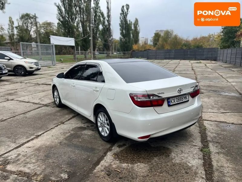 Toyota Camry, 2015 р., Газ пропан-бутан / Бензин, 190 тис. км, Седан, Білий, Харків AT-10404392 фото