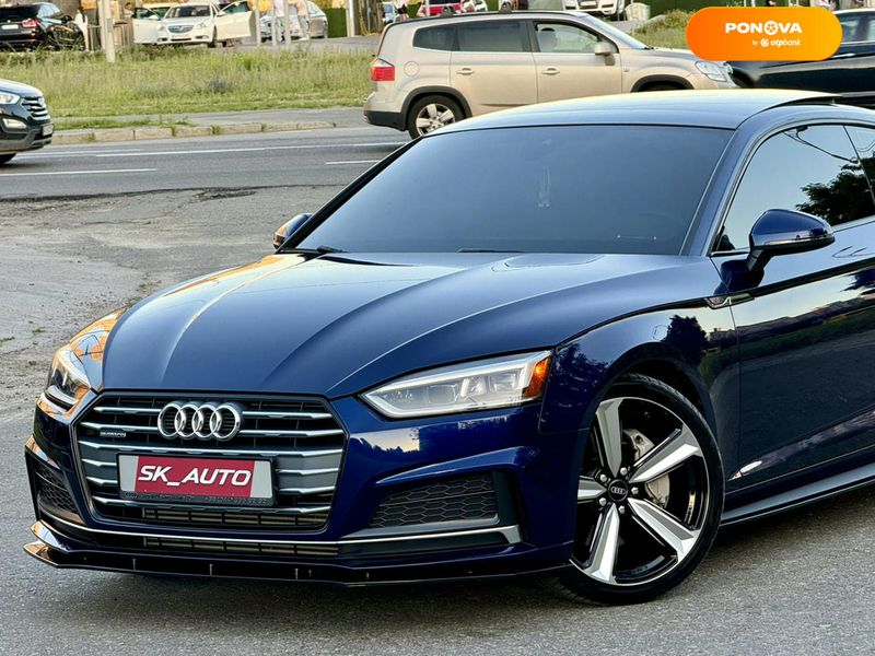 Audi A5, 2019, Бензин, 1.98 л., 65 тис. км, Купе, Синій, Київ 102871 фото