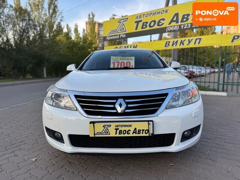 Renault Latitude, 2011 г., Газ пропан-бутан / Бензин, 191 тыс. км, Седан, Белый, Кривой Рог AT-10402268 фото