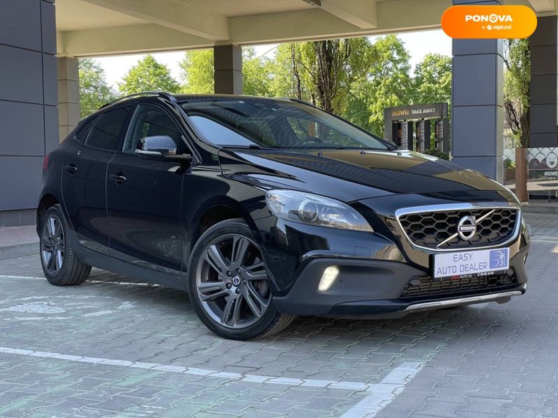 Volvo V40, 2015, Дизель, 2 л., 249 тыс. км, Хетчбек, Чорный, Киев 39697 фото