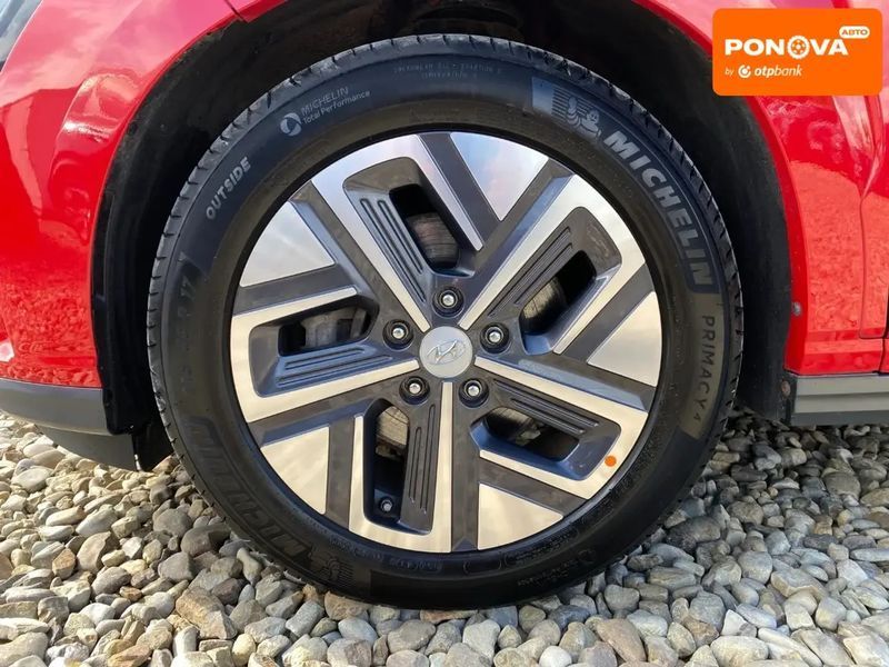 Hyundai Kona, 2022 р., Електро, 117 тис. км, Позашляховик / Кросовер, Червоний, Сопошин AT-10400025 фото