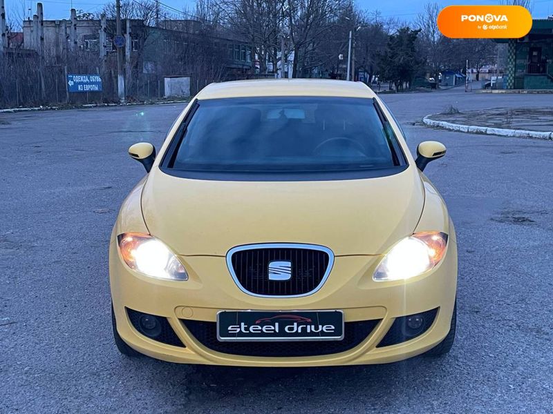 SEAT Leon, 2008, Газ пропан-бутан / Бензин, 1.6 л., 257 тис. км, Хетчбек, Жовтий, Миколаїв 21913 фото