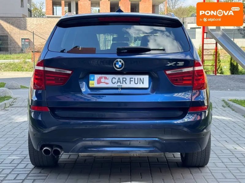 BMW X3, 2017 г., Бензин, 137 тыс. км, Внедорожник / Кроссовер, Синий, Львов AT-10418622 фото