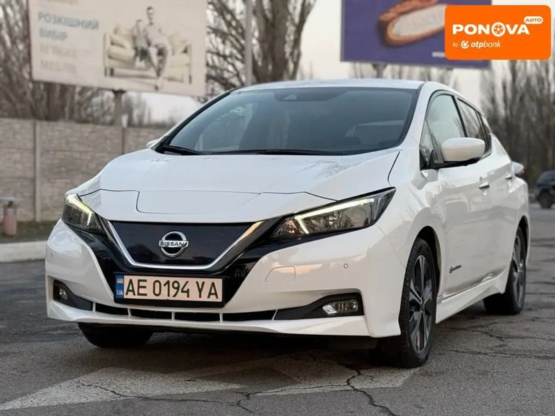 Nissan Leaf, 2019 г., Електро, 124 тыс. км, Хетчбек, Белый, Днепр (Днепропетровск) AT-10417113 фото