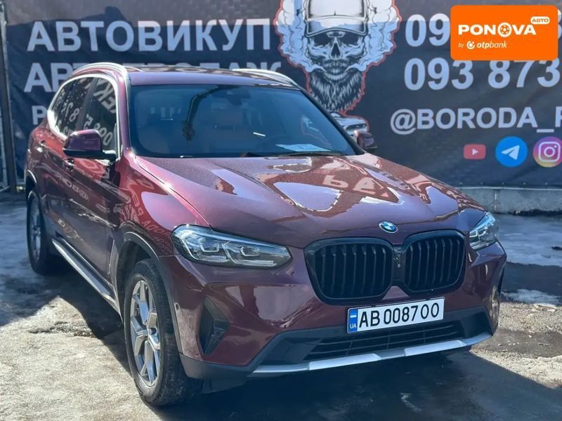 BMW X3, 2024 г., Бензин, 14 тыс. км, Внедорожник / Кроссовер, Красный, Винница AT-10412016 фото
