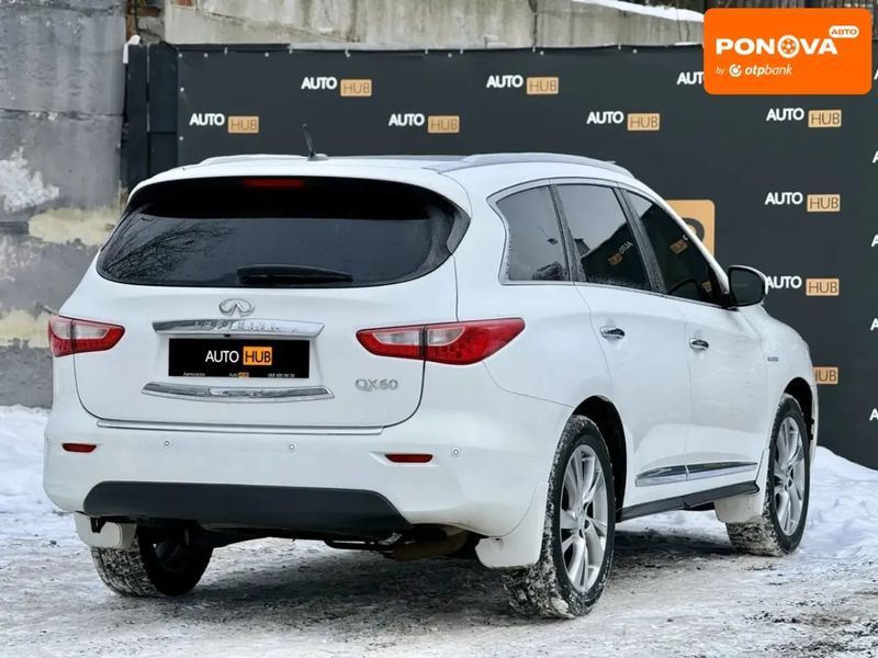 Infiniti QX50, 2013 р., Бензин, 197 тис. км, Позашляховик / Кросовер, Білий, Харків AT-10408980 фото