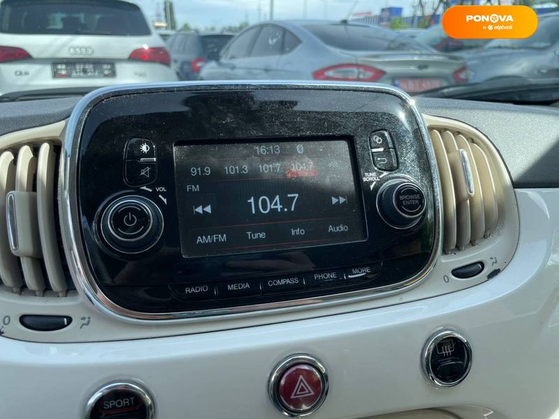 Fiat 500, 2018, Бензин, 1.37 л., 81 тис. км, Хетчбек, Білий, Львів 44281 фото