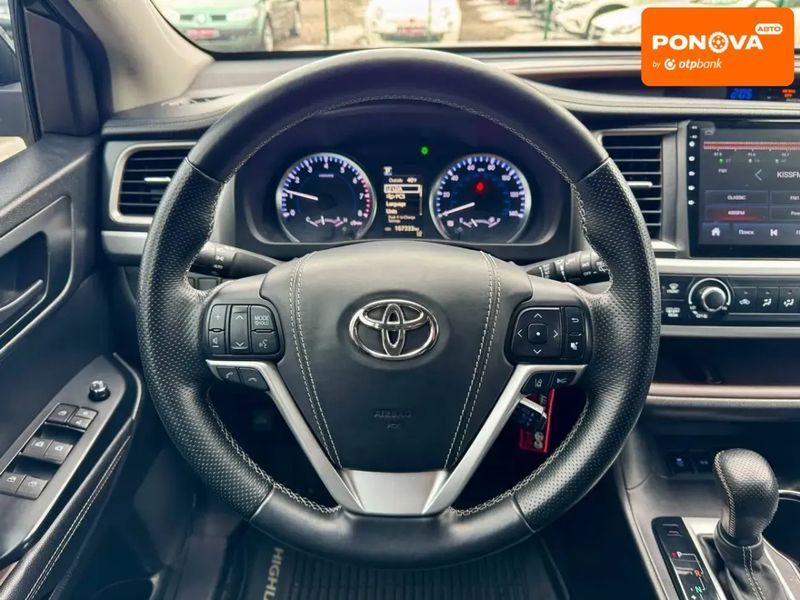 Toyota Highlander, 2016 р., Газ метан / Бензин, 167 тис. км, Позашляховик / Кросовер, Чорний, Київ AT-10411127 фото