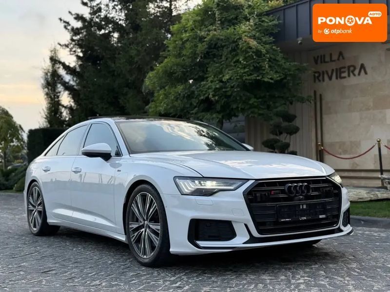 Audi A6, 2019 р., Гібрид (MHEV), 39 тис. км, Седан, Білий, Львів AT-10401858 фото