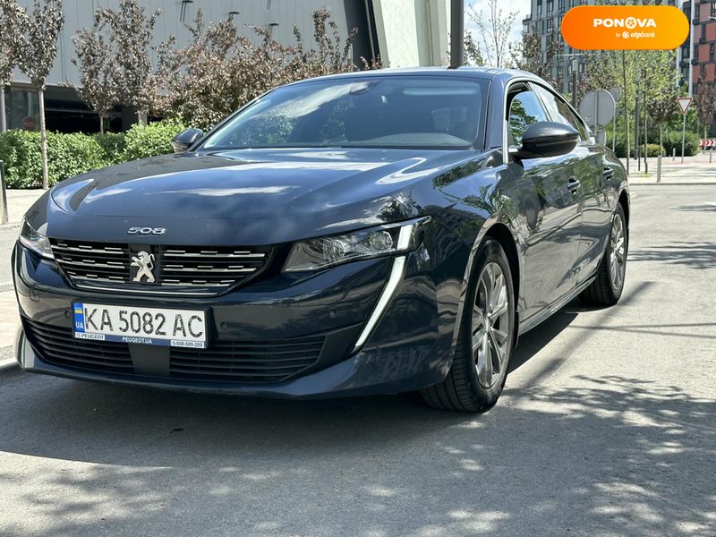 Peugeot 508, 2020, Дизель, 2 л., 82 тис. км, Фастбек, Сірий, Київ 101015 фото