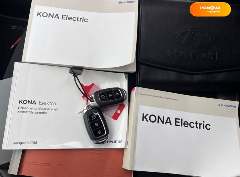 Hyundai Kona Electric, 2019, Електро, 58 тис. км, Позашляховик / Кросовер, Сірий, Луцьк 17940 фото