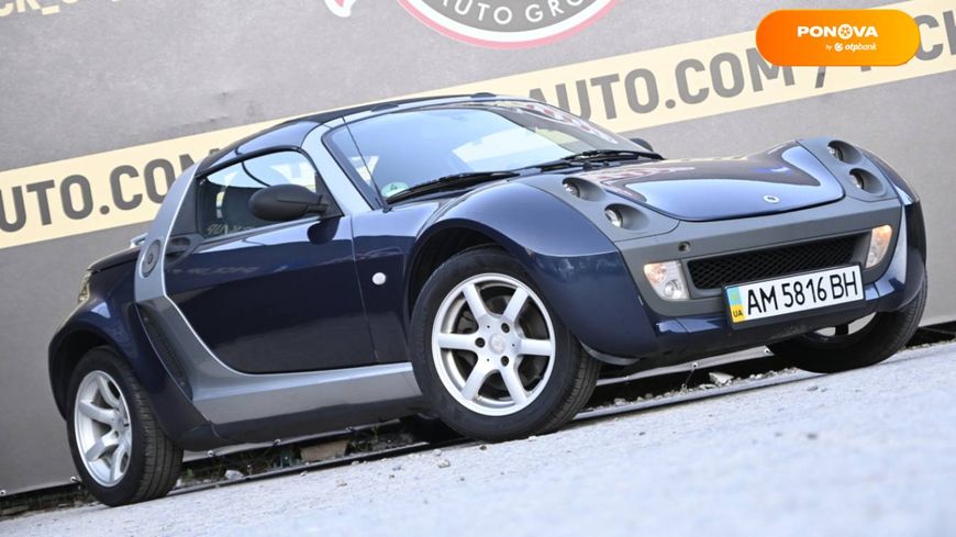 Smart Roadster, 2006, Бензин, 0.7 л., 159 тыс. км, Купе, Синий, Бердичев 3386 фото