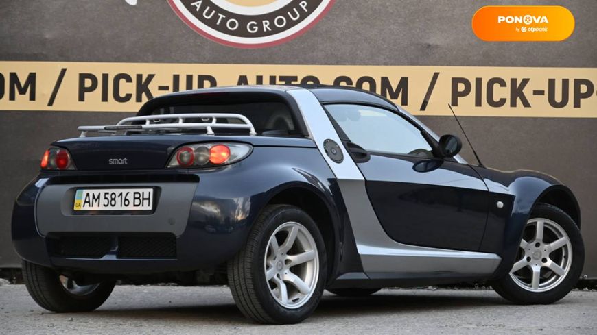 Smart Roadster, 2006, Бензин, 0.7 л., 159 тыс. км, Купе, Синий, Бердичев 3386 фото