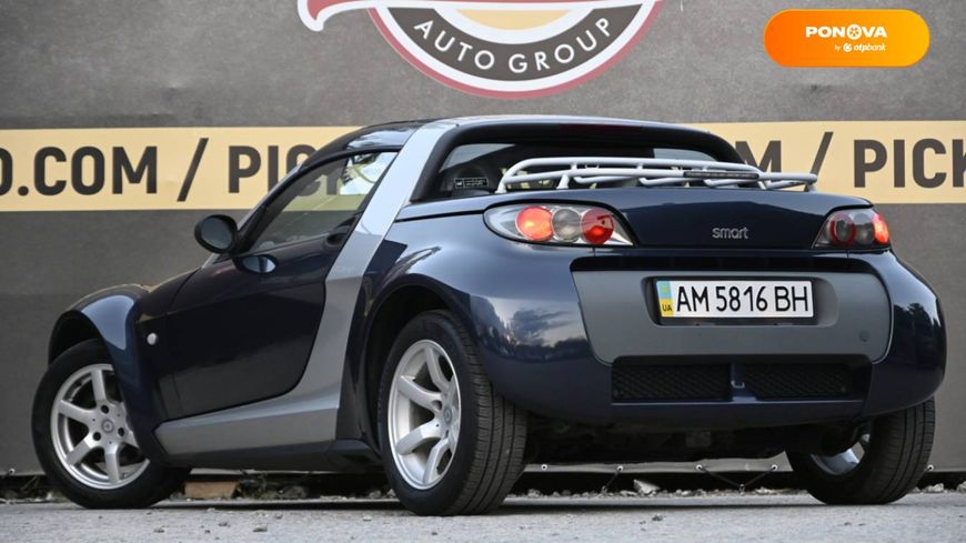 Smart Roadster, 2006, Бензин, 0.7 л., 159 тыс. км, Купе, Синий, Бердичев 3386 фото