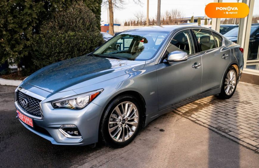 Infiniti Q50, 2019, Бензин, 3 л., 41 тис. км, Седан, Сірий, Рівне 19499 фото