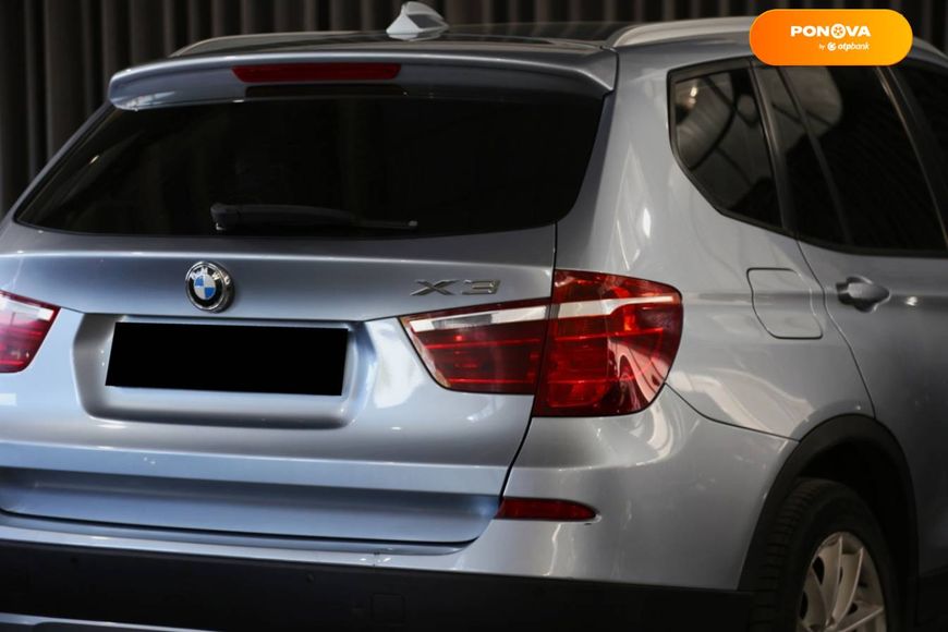 BMW X3, 2012, Дизель, 2 л., 230 тис. км, Позашляховик / Кросовер, Сірий, Київ 46185 фото