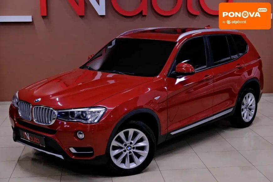 BMW X3, 2017 р., Бензин, 53 тис. км, Позашляховик / Кросовер, Червоний, Одеса AT-10408666 фото