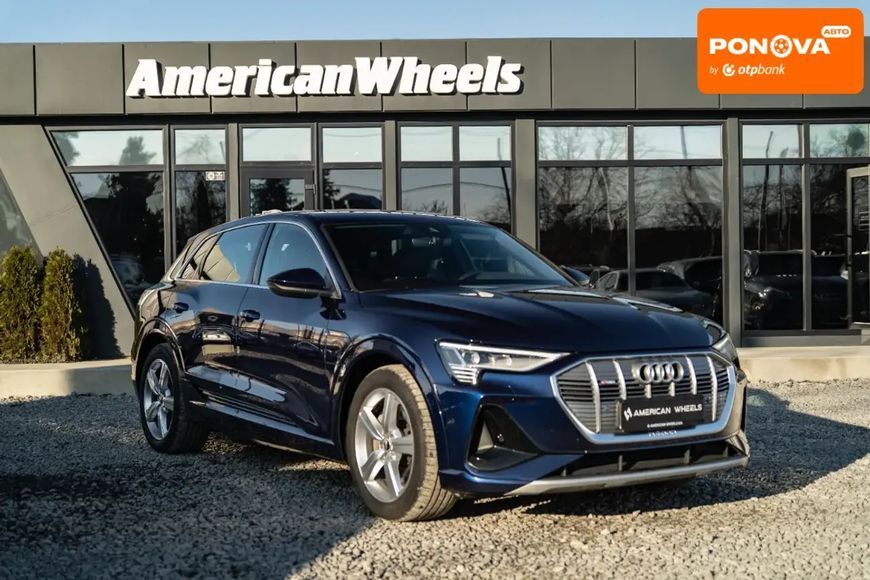 Audi e-tron, 2021 р., Електро, 85 тис. км, Позашляховик / Кросовер, Синій, Чернівці AT-10406679 фото
