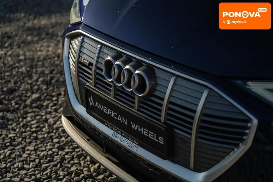 Audi e-tron, 2021 р., Електро, 85 тис. км, Позашляховик / Кросовер, Синій, Чернівці AT-10406679 фото