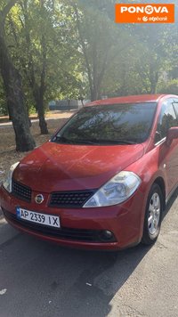 Nissan TIIDA, 2008, Бензин, 1.6 л., 147 тис. км, Хетчбек, Червоний, Запоріжжя Cars-Pr-264318 фото