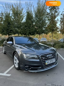 Audi S8, 2013, Бензин, 3.99 л., 155 тис. км, Седан, Сірий, Київ Cars-Pr-223537 фото