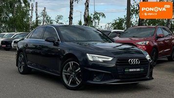 Audi A4, 2017 г., Бензин, 148 тыс. км, Седан, Чорный, Полтава AT-10417350 фото