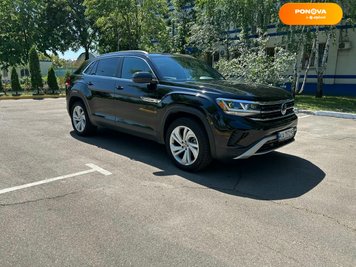 Volkswagen Atlas Cross Sport, 2020, Бензин, 3.6 л., 69 тис. км, Позашляховик / Кросовер, Чорний, Київ Cars-Pr-147427 фото