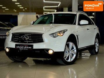 Infiniti QX70, 2013 г., Дизель, 93 тыс. км, Внедорожник / Кроссовер, Белый, Николаев AT-10416324 фото