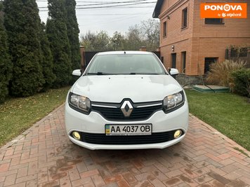 Renault Logan, 2015, Бензин, 1.2 л., 165 тис. км, Седан, Білий, Київ Cars-Pr-273919 фото