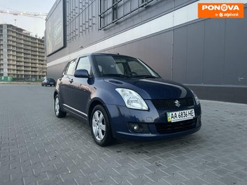 Suzuki Swift, 2008, Бензин, 1.33 л., 165 тис. км, Хетчбек, Синій, Київ Cars-Pr-275361 фото