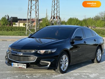 Chevrolet Malibu, 2018, Гібрид (HEV), 1.8 л., 115 тис. км, Седан, Чорний, Київ Cars-Pr-243913 фото