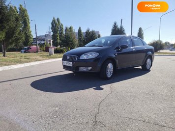 Fiat Linea, 2011, Газ пропан-бутан / Бензин, 1.6 л., 208 тис. км, Седан, Чорний, Кременчук Cars-Pr-221992 фото