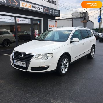 Volkswagen Passat B6, 2010, Дизель, 2 л., 255 тис. км, Універсал, Білий, Житомир 115840 фото